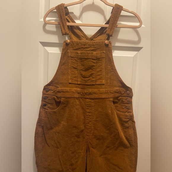 Universal Thread Corduroy Overalls in Brown - Picture 2 of 4